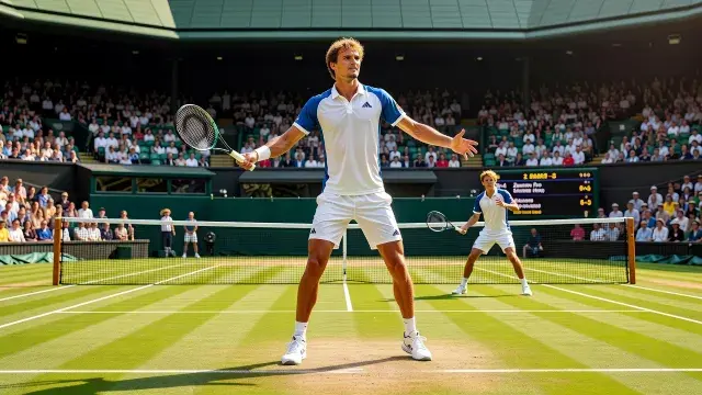 Zverev derrota Fery e avança à final de Wimbledon em busca de feito histórico